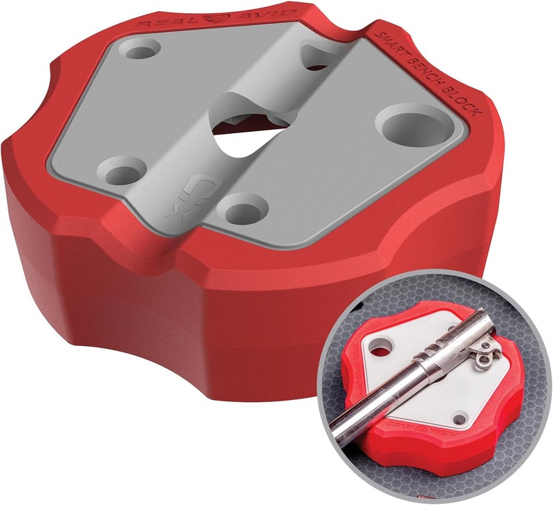 Real Avid Smart Bench Block - Universal Armorers Block Made with Non-Marring Materials, Non-Slip Bench Block For Glock, 1911 & Other Guns - Image 1